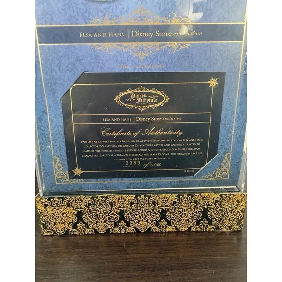 Disney Store Fairytale Designer Collection Elsa And Hans Heroes Villains Set - Picture 13 of 17